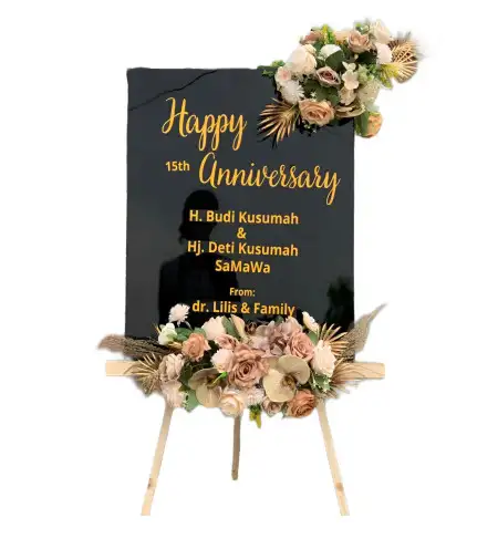 Papan Bunga Akrilik Papar